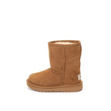 Cizme joase fara inchidere de piele intoarsa Classic II