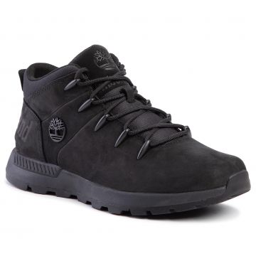 Ghete TIMBERLAND - Sprint Trekker Mid Hiker TB0A1YN50151 Black Nubuck