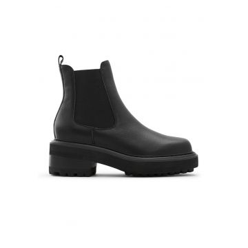 Ghete Chelsea de piele cu aspect masiv Yira