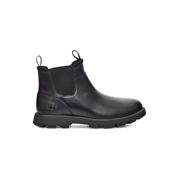 Ghete Chelsea impermeabile de piele Hillmont