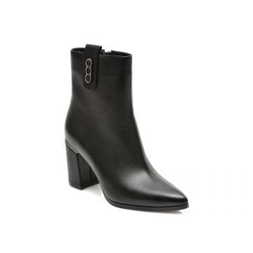 Botine EPICA negre, A239B3A, din piele naturala