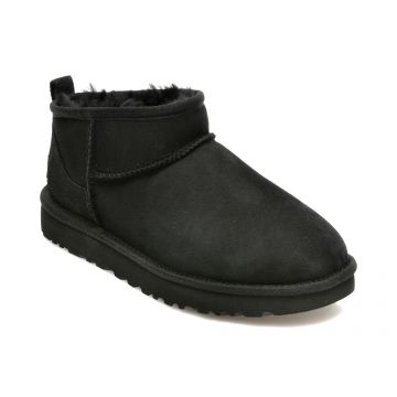 Ghete UGG negre, 1116109, din piele intoarsa