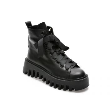 Ghete GRYXX negre, 477410, din piele naturala