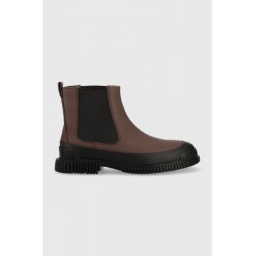Camper ghete chelsea de piele Pix barbati, culoarea bordo Camper ghete chelsea de piele Pix barbati, culoarea bordo