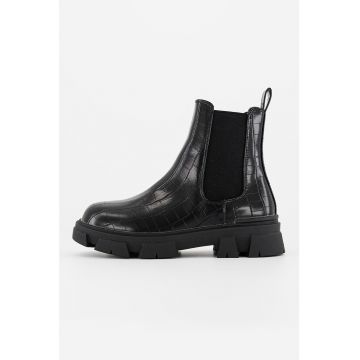 Ghete Chelsea de piele ecologica