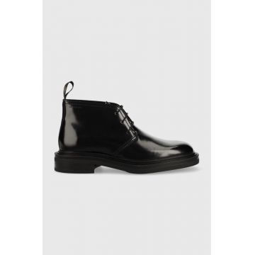 Gant pantofi inalti de piele Fairwyn barbati, culoarea negru