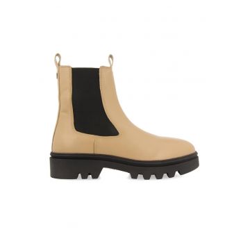 Ghete Chelsea de piele Fornach