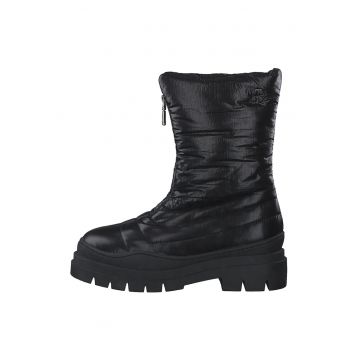 Ghete din material textil cu aspect matlasat