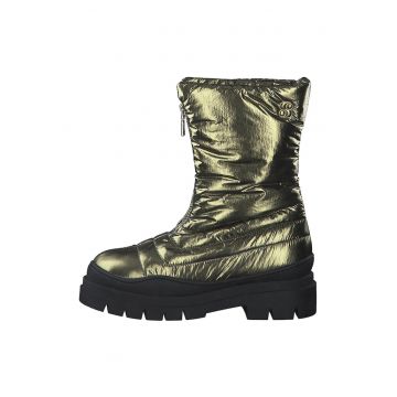 Ghete din material textil cu aspect matlasat