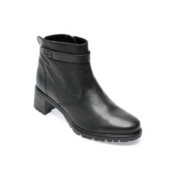 Ghete ARA negre, 40511, din piele naturala
