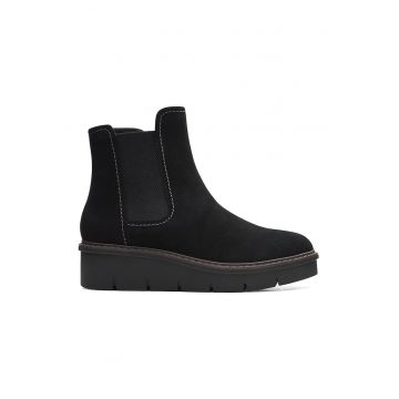 Ghete Chelsea wedge de piele intoarsa Airabell