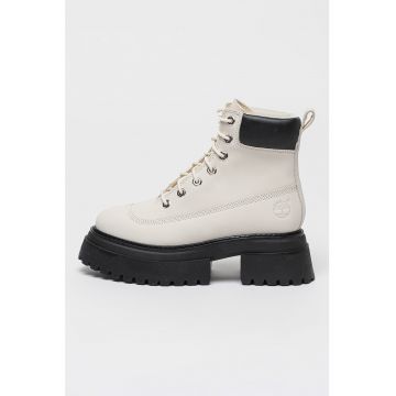 Ghete de piele nabuc cu sireturi Sky 6-Inch