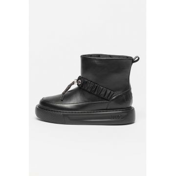 Ghete slip-on de piele ecologica Kylie
