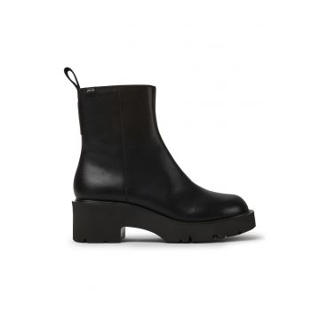 Ghete de piele Milah 913 - Negru