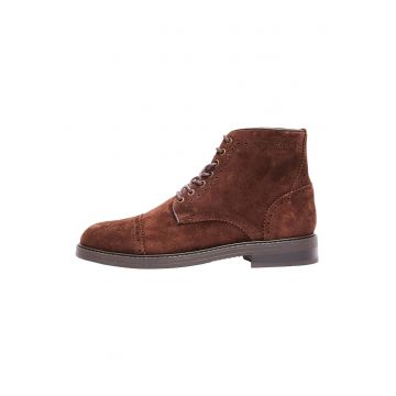 Ghete brogue de piele intoarsa