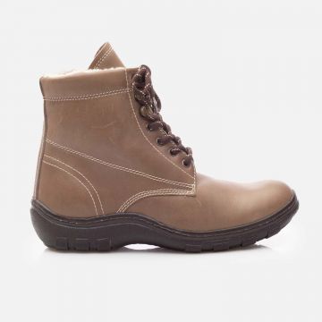 Ghete casual bărbați din piele naturală - 125 Taupe Box