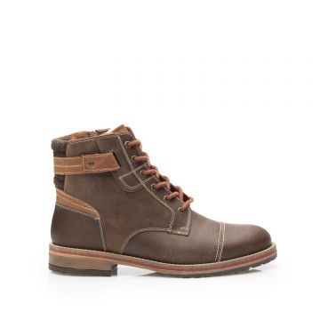 Ghete casual din piele naturala pentru barbati - 863 Maro