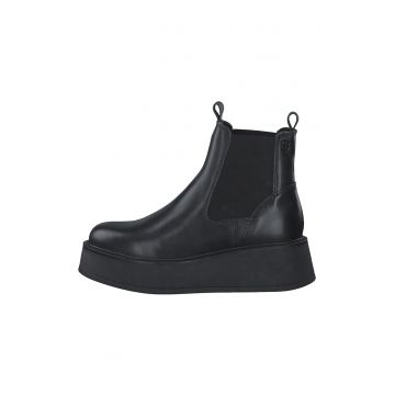 Ghete Chelsea wedge de piele