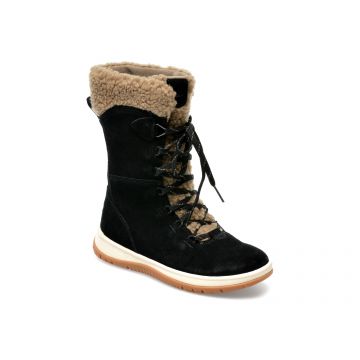 Ghete UGG negre, 1130900, din piele intoarsa