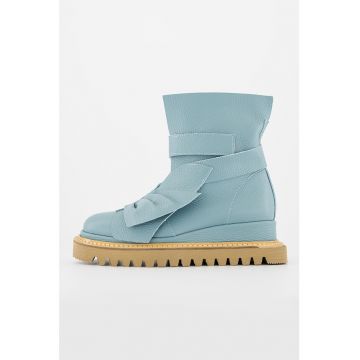 Ghete wedge de piele Ghete wedge de piele
