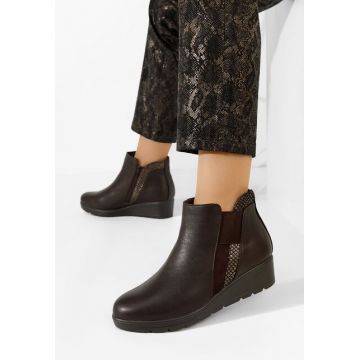 Ghete cu platforma maro Cremona