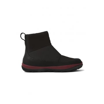 Ghete impermeabil cu insertie de piele nabuc Peu Pista