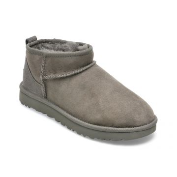 Ghete UGG gri, 1116109, din piele intoarsa