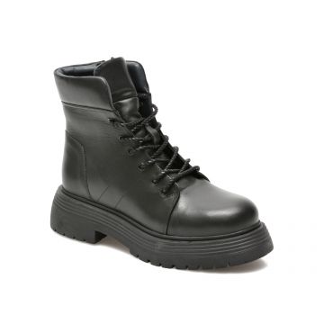 Ghete BRAVELLI negre, 71231, din piele naturala