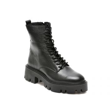 Ghete BRAVELLI negre, 71281, din piele naturala