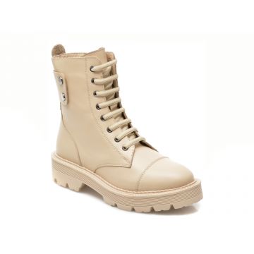 Ghete GOLD DEER bej, 632265, din piele naturala