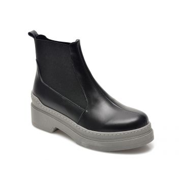 Ghete GRACIA STYLE negre, 9206001, din piele naturala