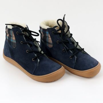 Ghete barefoot BEETLE - Blue 19-23 EU