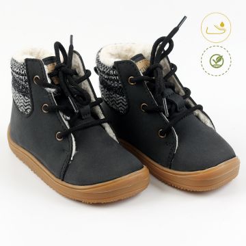 Ghete vegan BEETLE - Black 19-23 EU