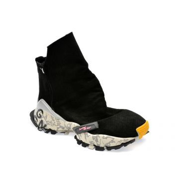 Ghete GRYXX negre, 4403329, din piele intoarsa