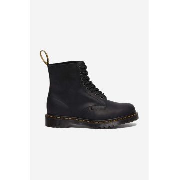 Dr. Martens ghete de piele 1460 Pascal barbati, culoarea negru 30666001-BLACK