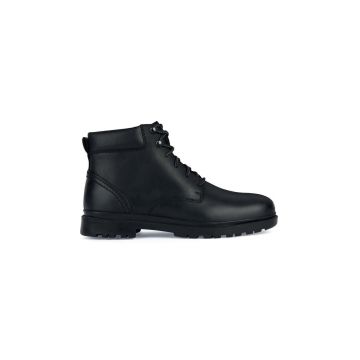 Geox ghete de piele U ANDALO A barbati, culoarea negru, U36DDA 000FF C9999