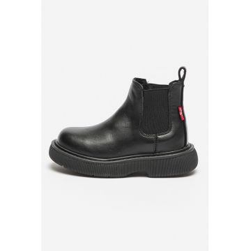 Ghete Chelsea de piele ecologica Layla
