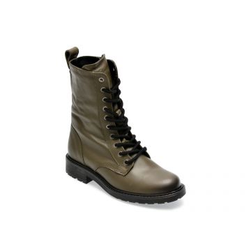 Ghete CLARKS maro, ORI2ST, din piele naturala