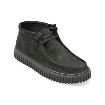Ghete CLARKS negre, TORHHI, din piele intoarsa
