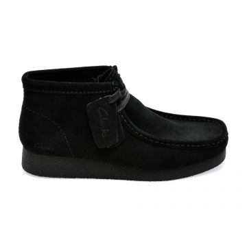 Ghete CLARKS negre, WALEVBT, din piele intoarsa