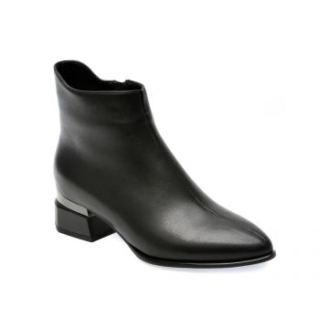Ghete GRYXX negre, RA2123, din piele naturala