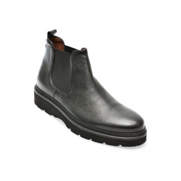 Ghete LE COLONEL negre, 47347, din piele naturala