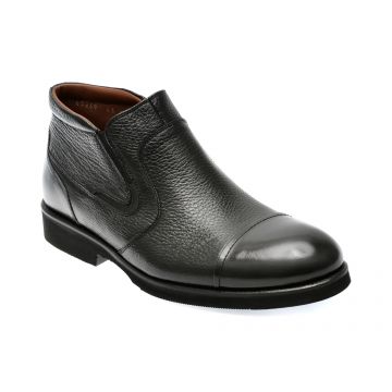 Ghete LE COLONEL negre, 65239, din piele naturala
