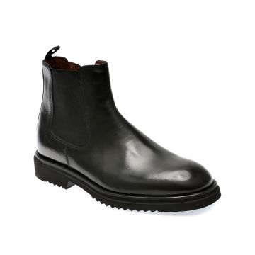 Ghete LE COLONEL negre, 65407, din piele naturala