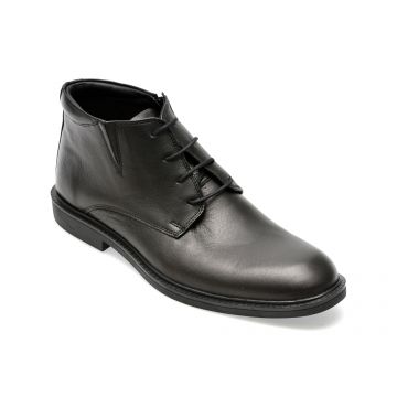 Ghete OTTER negre, 51535, din piele naturala