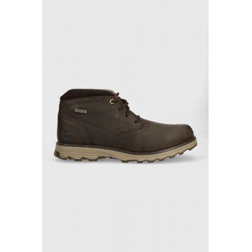 Caterpillar pantofi de piele intoarsa ELUDE WP barbati, culoarea maro, P720686
