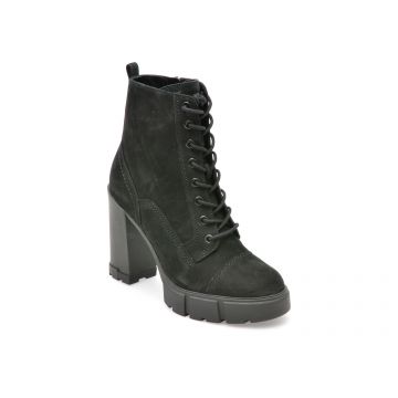 Ghete ALDO negre, REBEL2.0001, din nabuc