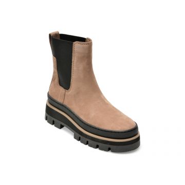 Ghete CLARKS maro, ORI2TO, din nabuc