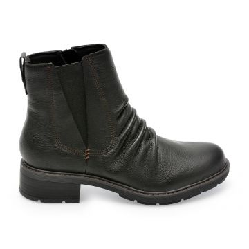 Ghete CLARKS negre, HEARROS, din piele naturala