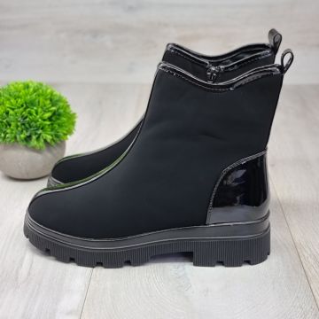 Ghete Dama Negre Cu Fermoar Aqeelah
